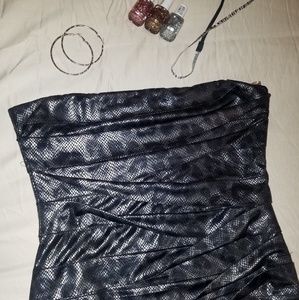 Leopard print mini dress size L